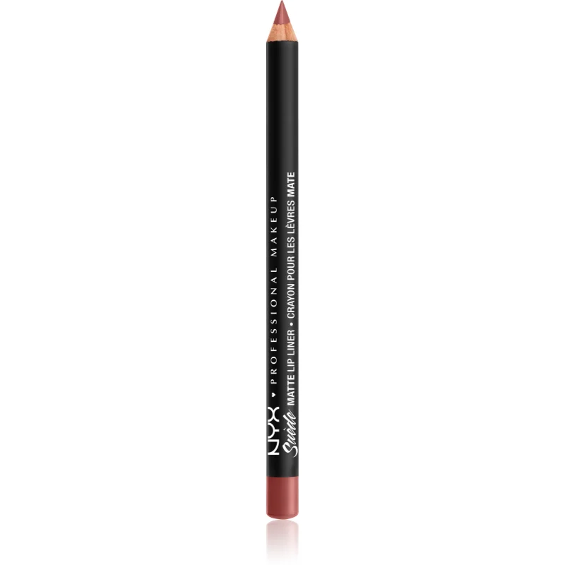 NYX Professional Makeup Suede Matte Lip Liner матиран молив за устни