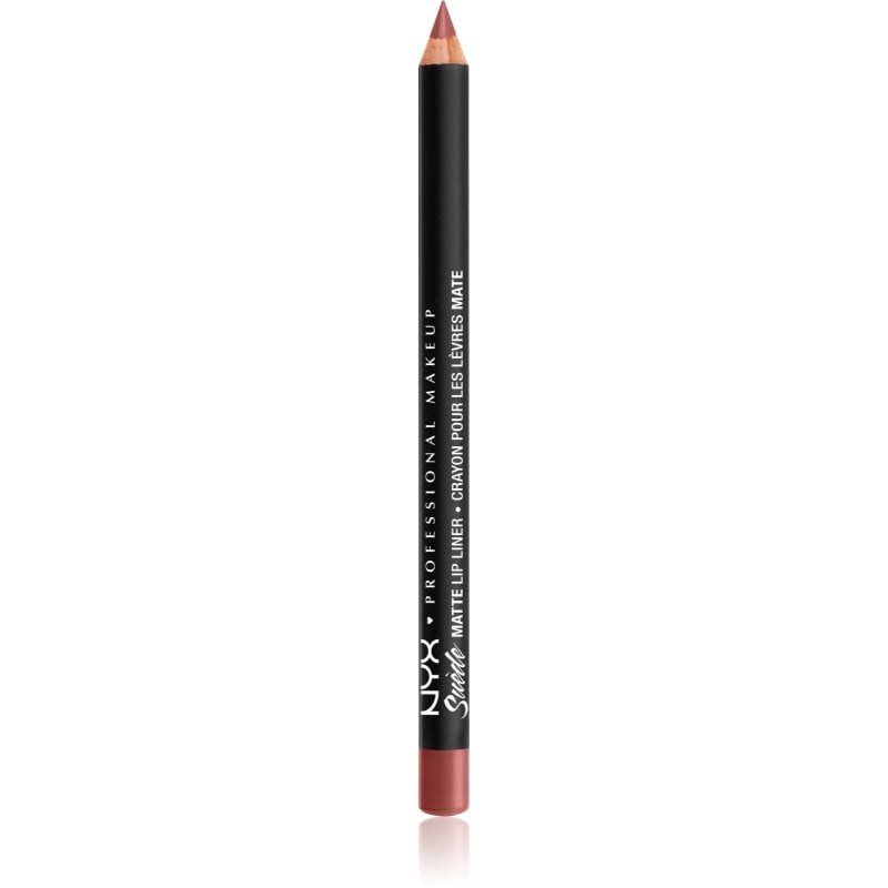 NYX Professional Makeup Suede Matte Lip Liner матиран молив за устни