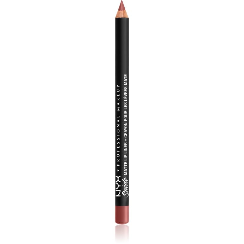 NYX Professional Makeup NYX Professional Makeup Suede Matte Lip Liner матиран молив за устни - Унисекс парфюм 1мл - Сравни цени от 1 магазин с безплатна доставка