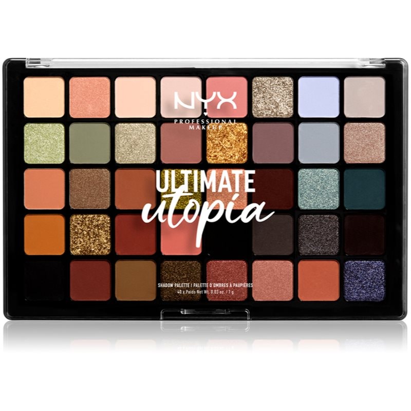 NYX Professional Makeup NYX Professional Makeup Ultimate Utopia палитра сенки за очи 40 x - Унисекс парфюм 1мл - Сравни цени от 1 магазин с безплатна доставка