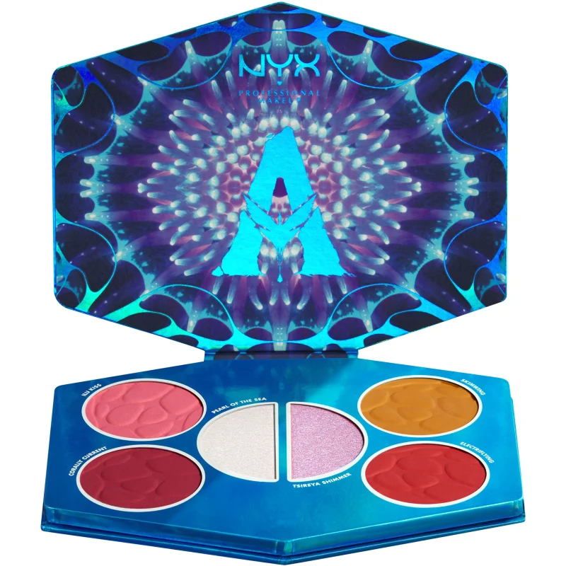 NYX Professional Makeup Limited Edition Avatar Pandoran Paradise Palette палитра с хайлайтъри и ружове - Грим - Сравни цени от 1 магазин с безплатна доставка