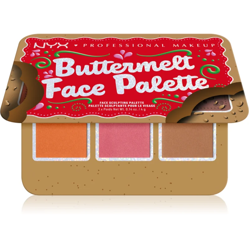 NYX Professional Makeup Holiday Buttermelt палитра за лице - Грим - Сравни цени от 1 магазин с безплатна доставка
