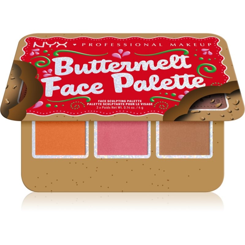 NYX Professional Makeup Holiday Buttermelt палитра за лице - Грим - Сравни цени от 1 магазин с безплатна доставка