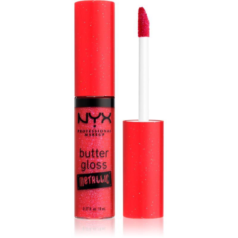 NYX Professional Makeup NYX Professional Makeup Butter Gloss Metallic гланц за устни с метален ефект - Унисекс парфюм 8мл - Сравни цени от 1 магазин с безплатна доставка