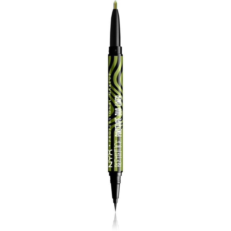 NYX Professional Makeup Beetlejuice Pinstripe Duo Liner очна линия 2 в 1