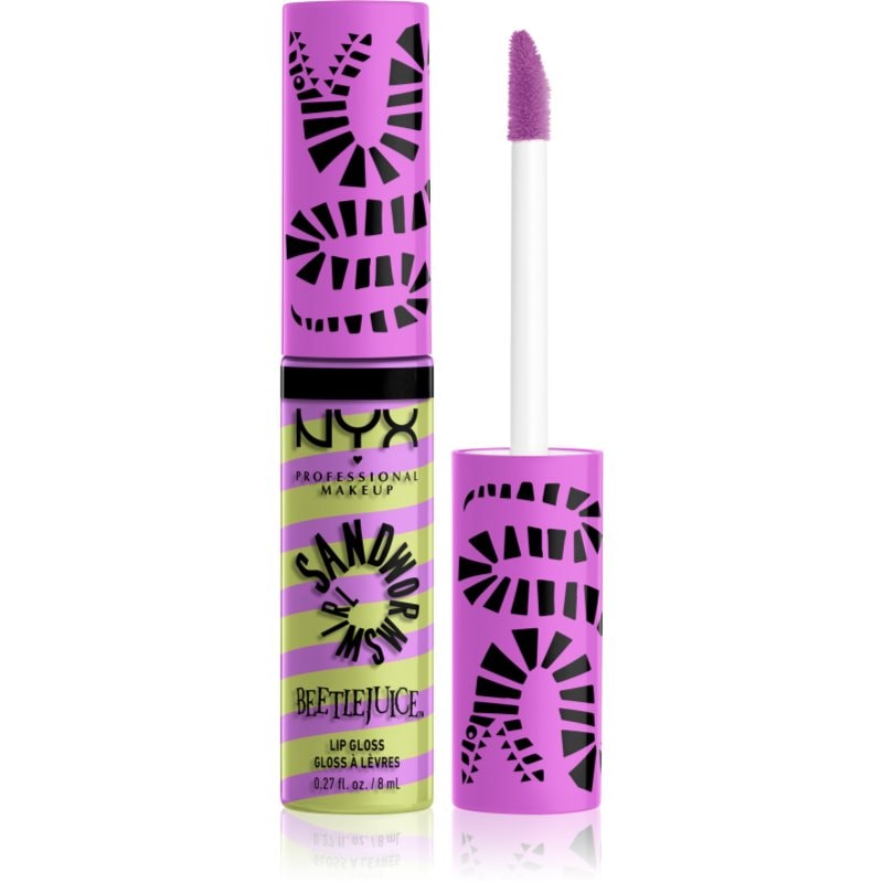 NYX Professional Makeup NYX Professional Makeup Beetlejuice Sandworm Swirl блестящ гланц за устни - Унисекс парфюм 8мл - Сравни цени от 1 магазин с безплатна доставка
