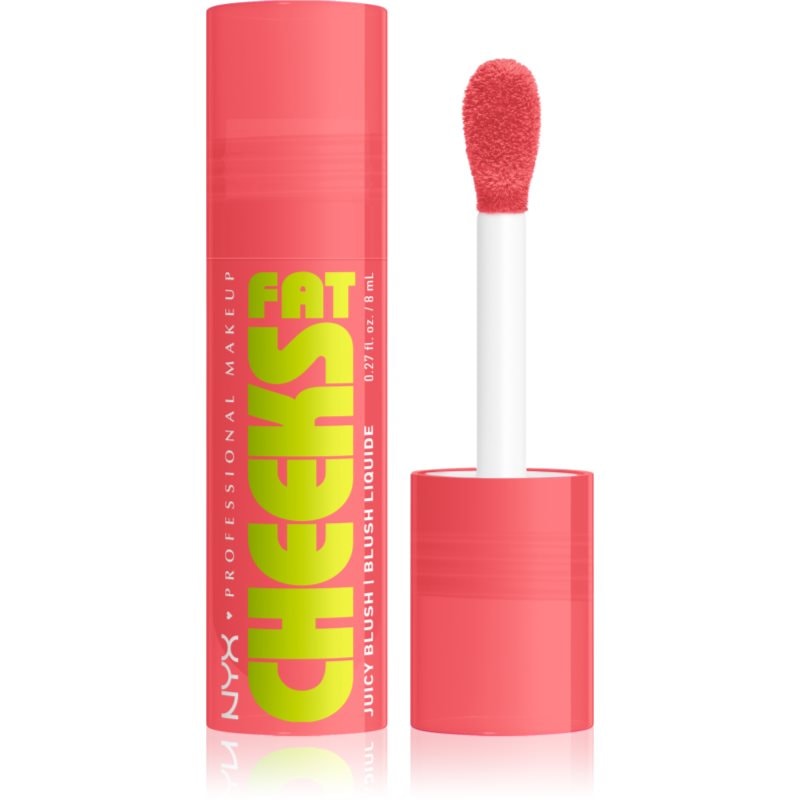 NYX Professional Makeup NYX Professional Makeup Fat Cheeks Juicy Blush течен руж - Унисекс парфюм 3мл - Сравни цени от 1 магазин с безплатна доставка