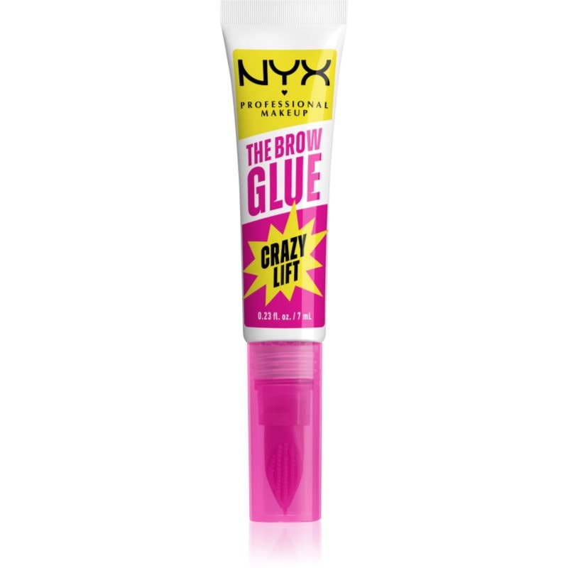 NYX Professional Makeup The Brow Glue Crazy Lift дълготраен гел за вежди - Грим - Сравни цени от 1 магазин с безплатна доставка
