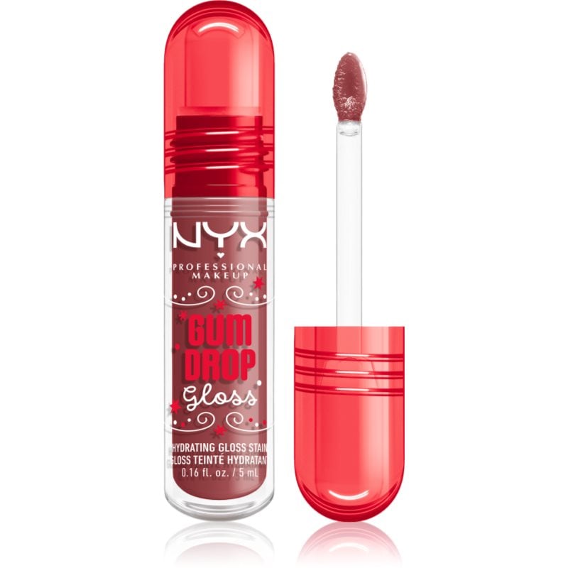 NYX Professional Makeup Gingerbaddie Land Gum Drop блясък за устни