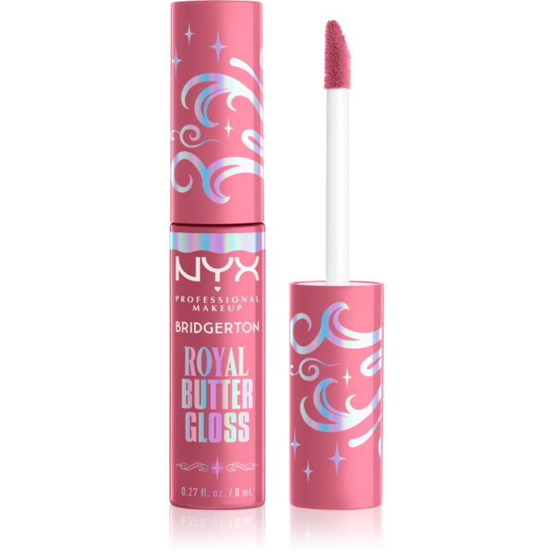 NYX Professional Makeup NYX Professional Makeup Bridgerton Royal Butter Gloss блясък за устни - Унисекс парфюм 8мл - Сравни цени от 1 магазин с безплатна доставка