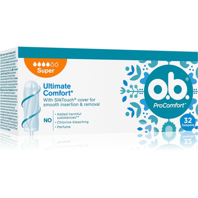 o.b. Pro Comfort Super тампони - Грижа за тяло - Сравни цени от 1 магазин с безплатна доставка