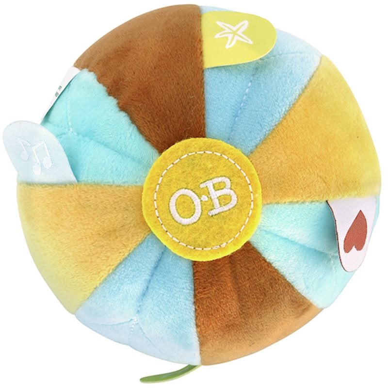 O.B Designs Sensory Ball плюшена играчка Autumn Blue 3m+