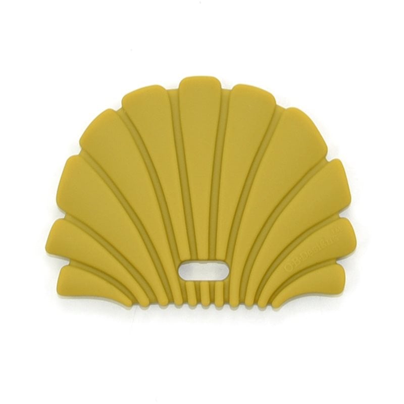 O.B Designs Shell Teether гризалка Gold 3m+