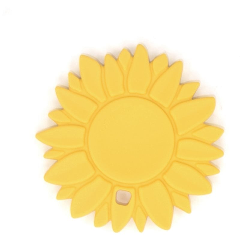 O.B Designs Sunflower Teether гризалка Lemon 3m+
