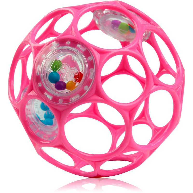 Oball Rattle дрънкалка 0 m+ Dark pink - За деца - Сравни цени от 1 магазин с безплатна доставка