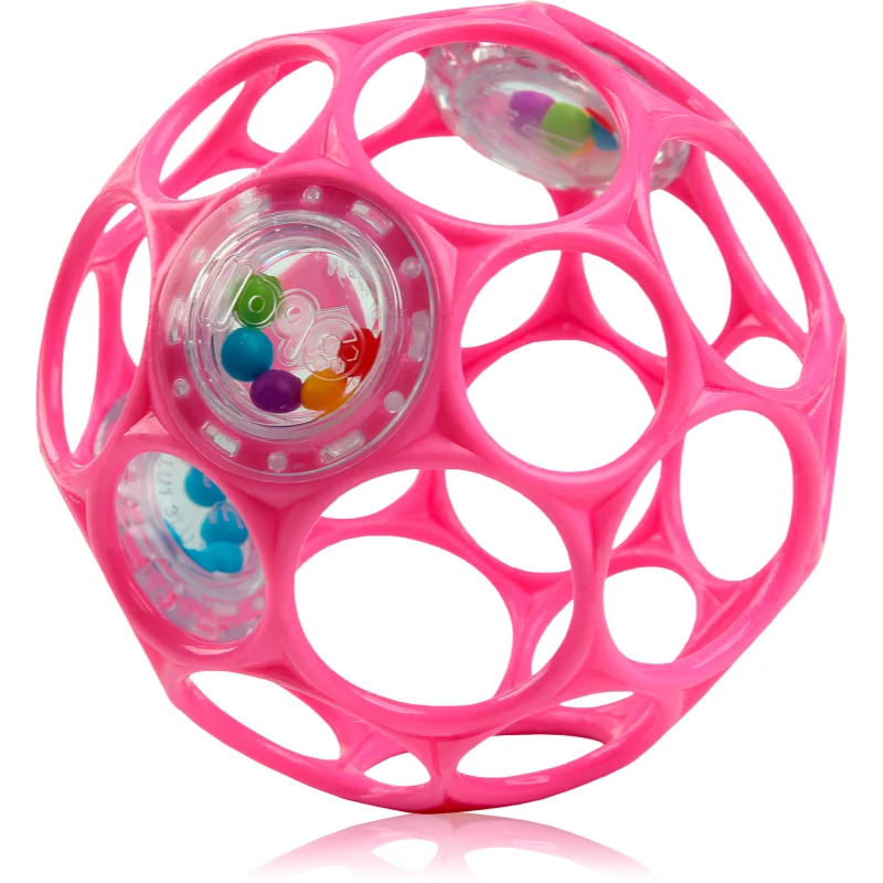 Oball Rattle дрънкалка 0 m+ Dark pink - За деца - Сравни цени от 1 магазин с безплатна доставка