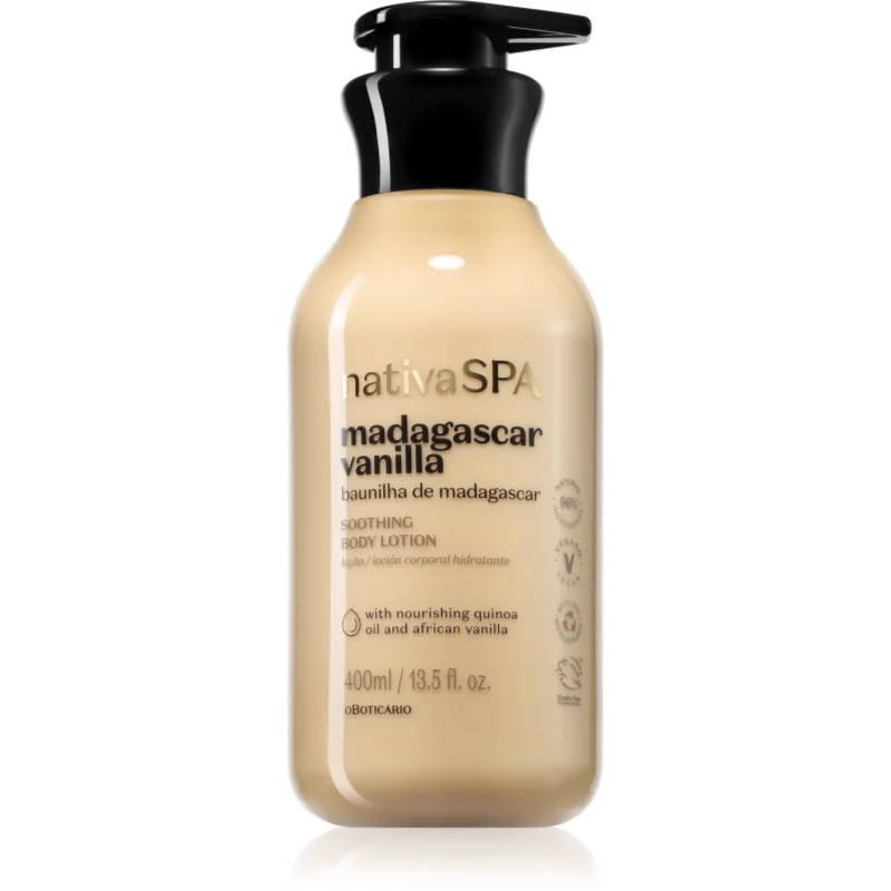 oBoticário Nativa SPA Madagascar Vanilla тоалетно мляко за тяло - Грижа за тяло - Сравни цени от 1 магазин с безплатна доставка
