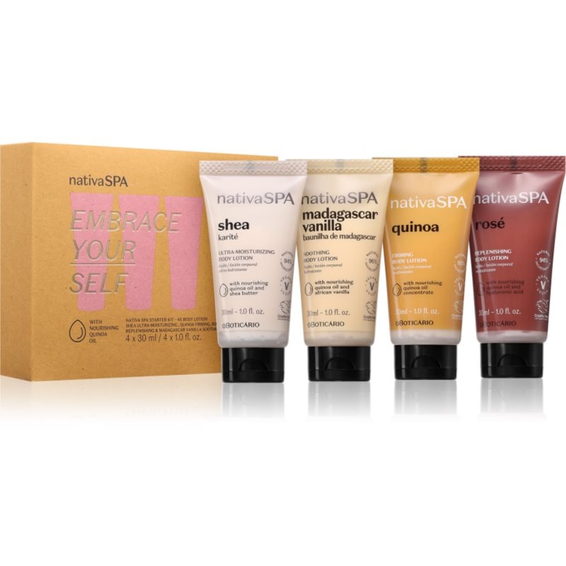 oBoticário Nativa SPA Embrace Your Self подаръчен комплект за жени - Комплект - Сравни цени от 1 магазин с безплатна доставка