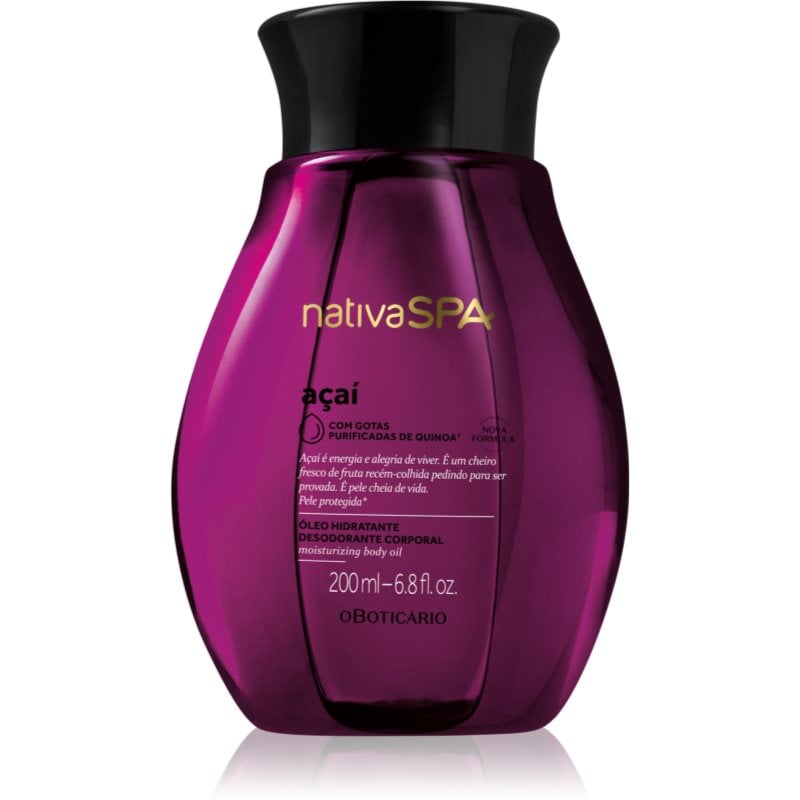 oBoticário Nativa SPA Acai хидратиращо олио за тяло