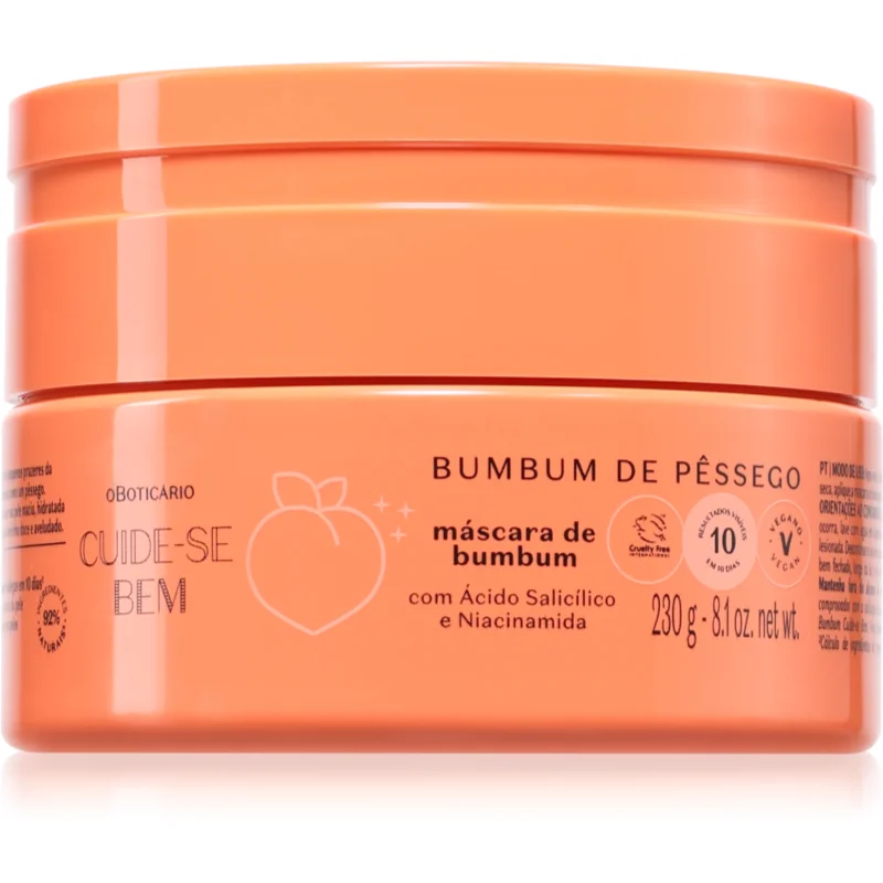 oBoticário Cuide-se Bem Bumbum de Pêssego маска за седалище и бедра