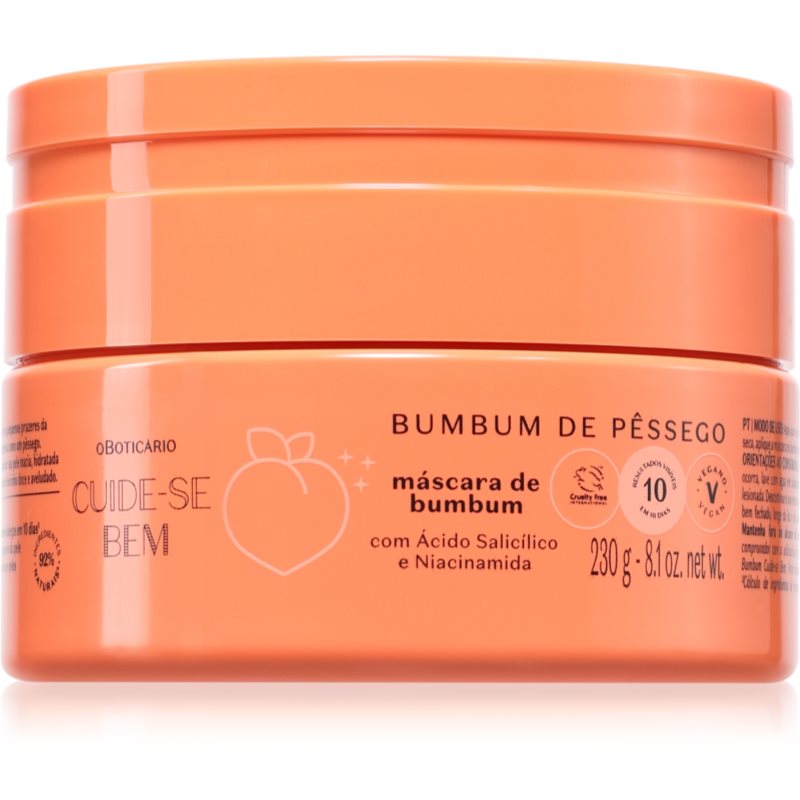 oBoticário Cuide-se Bem Bumbum de Pêssego маска за седалище и бедра - Грижа за тяло - Сравни цени от 1 магазин с безплатна доставка