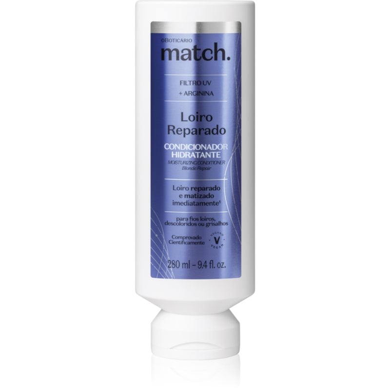 oBoticário Match. Blonde Repair регенериращ балсам за руса коса