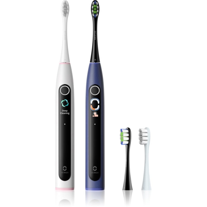 Oclean X Lite Duo Set четка за зъби + резервни глави Blue+Grey - Електроуред - Сравни цени от 1 магазин с безплатна доставка