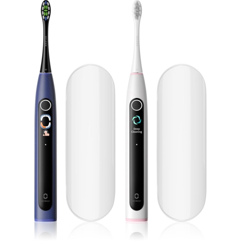 OClean Oclean X Lite Set Duo pack четка за зъби ДУО ОПАКОВКА с калъфка за пътуване Dark Blue+Grey - Унисекс парфюм - Сравни цени от 1 магазин с безплатна доставка