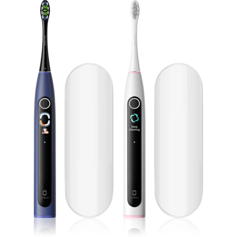 Oclean X Lite Set Duo pack четка за зъби ДУО ОПАКОВКА с калъфка за пътуване Dark Blue+Grey - Електроуред - Сравни цени от 1 магазин с безплатна доставка