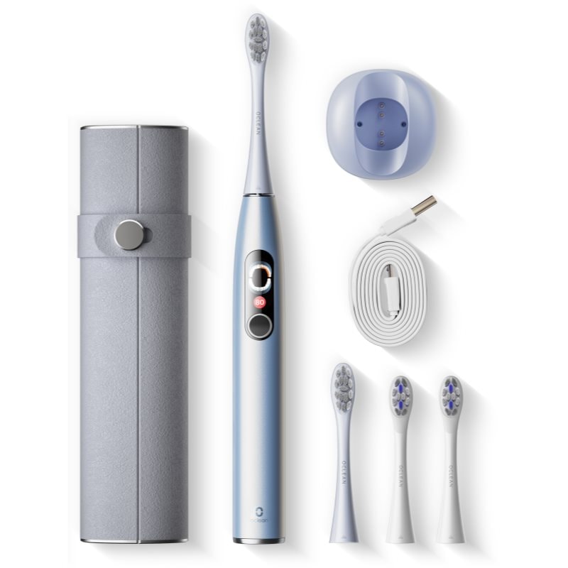 Oclean X Pro Digital четка за зъби + резервни глави Silver - Електроуред - Сравни цени от 1 магазин с безплатна доставка