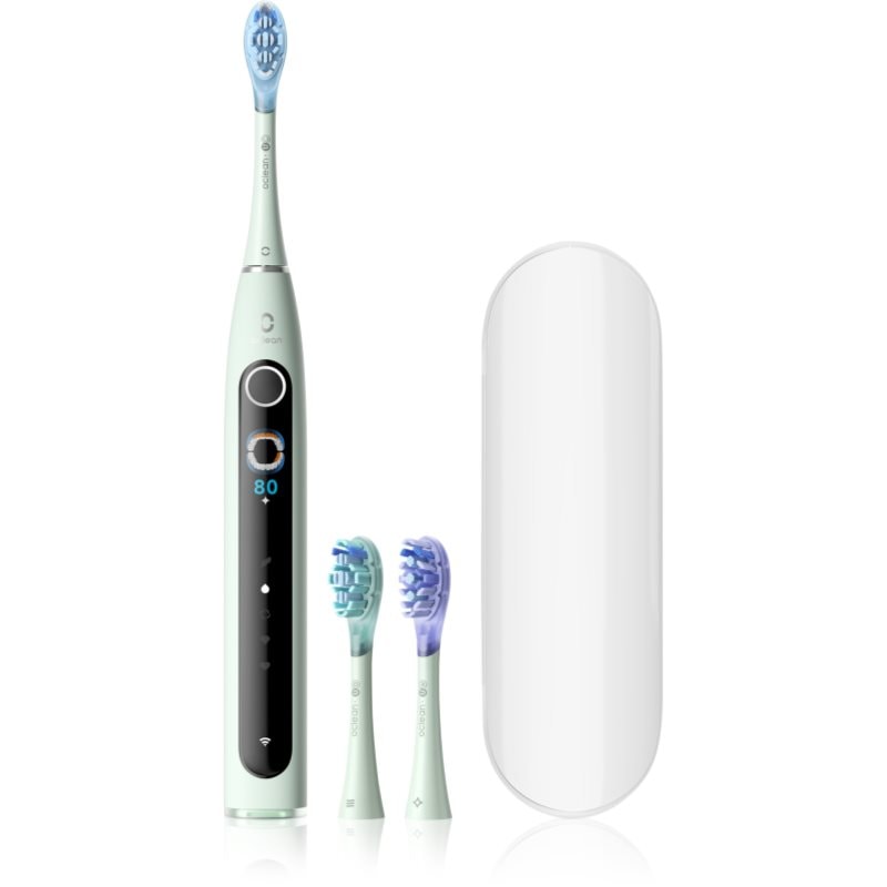 Oclean X Pro 20 Set четка за зъби + 2 резервни глави с калъфка за пътуване Green - Електроуред - Сравни цени от 1 магазин с безплатна доставка