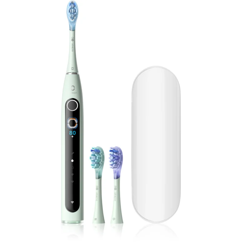 Oclean X Pro 20 Set четка за зъби + 2 резервни глави с калъфка за пътуване Green - Електроуред - Сравни цени от 1 магазин с безплатна доставка