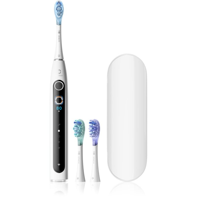 Oclean X Pro 20 Set четка за зъби + 2 резервни глави с калъфка за пътуване White