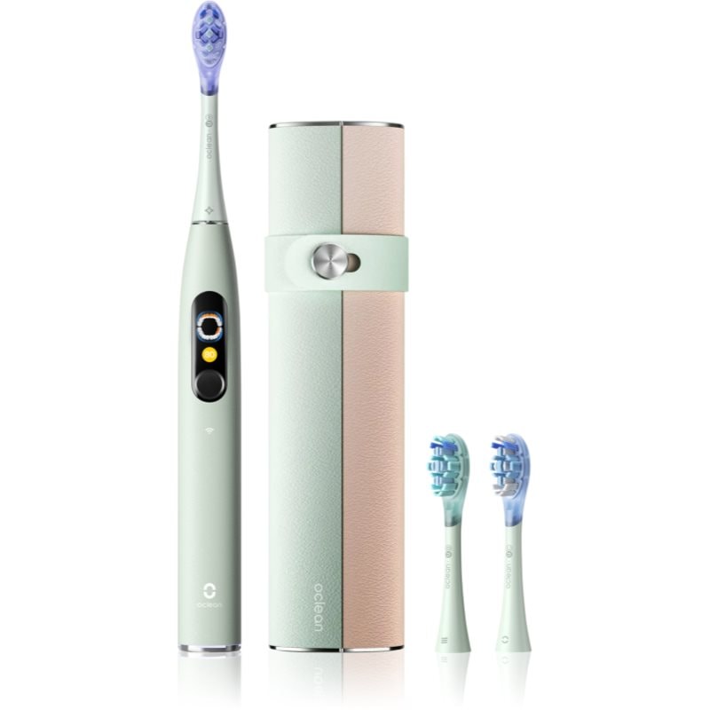Oclean X Ultra 20 Set четка за зъби + 2 резервни глави с калъфка за пътуване Green - Електроуред - Сравни цени от 1 магазин с безплатна доставка
