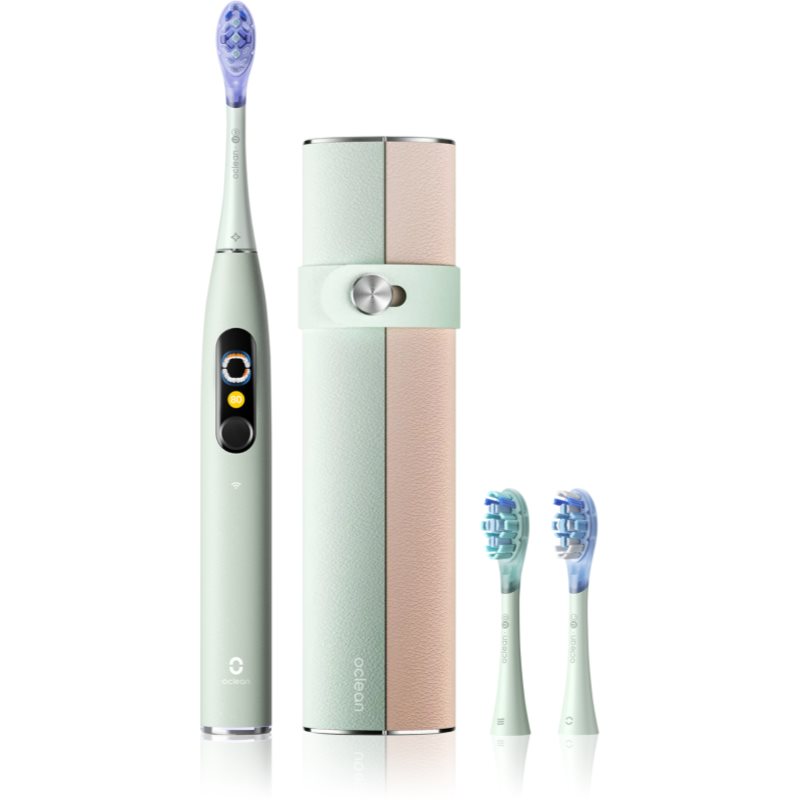 Oclean X Ultra 20 Set четка за зъби + 2 резервни глави с калъфка за пътуване Green - Електроуред - Сравни цени от 1 магазин с безплатна доставка