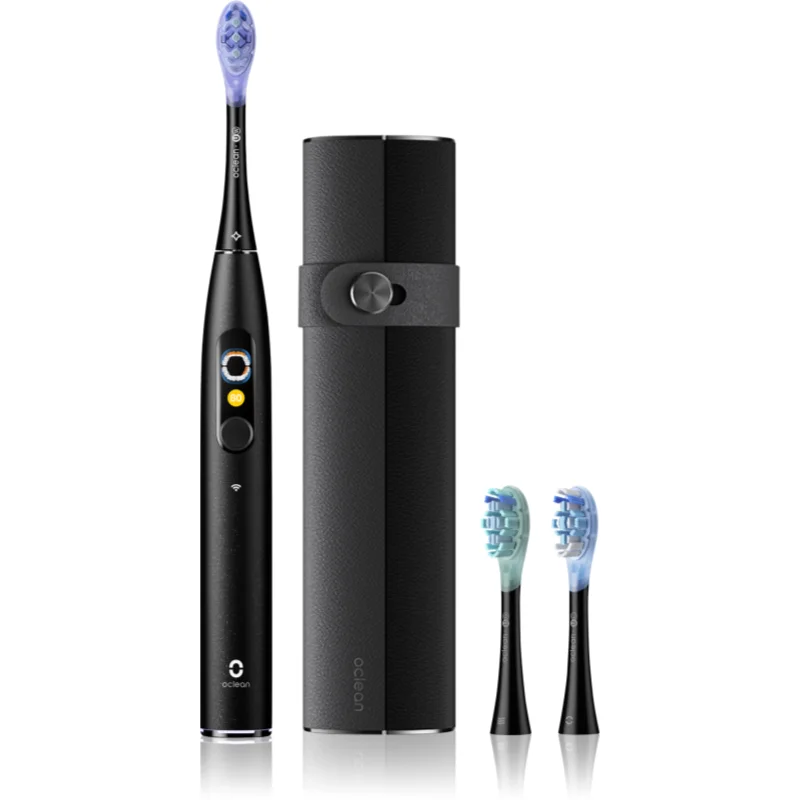 Oclean X Ultra 20 Set четка за зъби + 2 резервни глави с калъфка за пътуване Black
