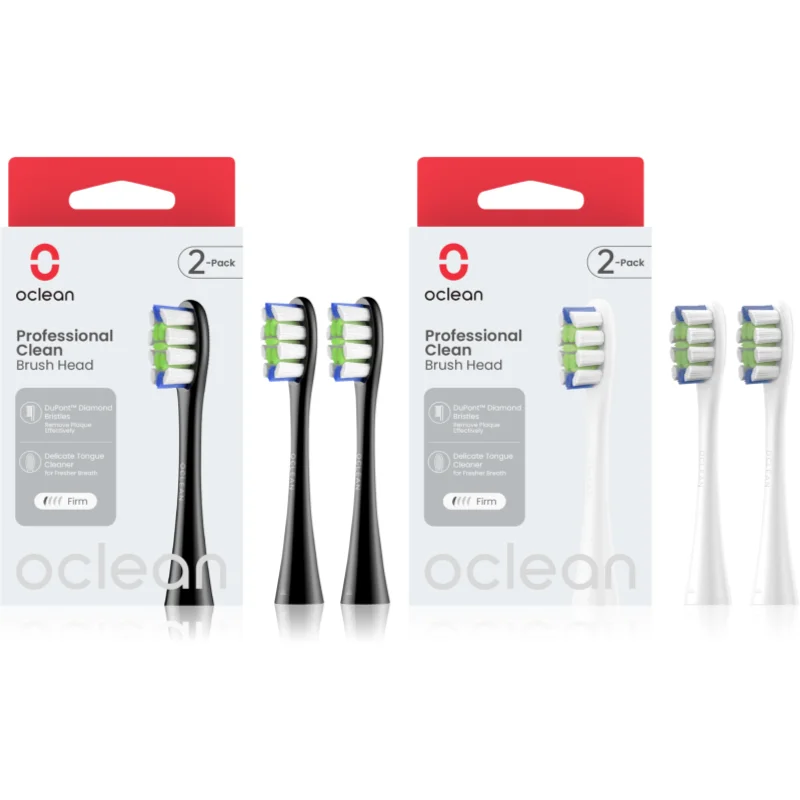 Oclean Professional Clean Set резервни глави за четка за зъби Black & White - Грижа за зъбите - Сравни цени от 1 магазин с безплатна доставка