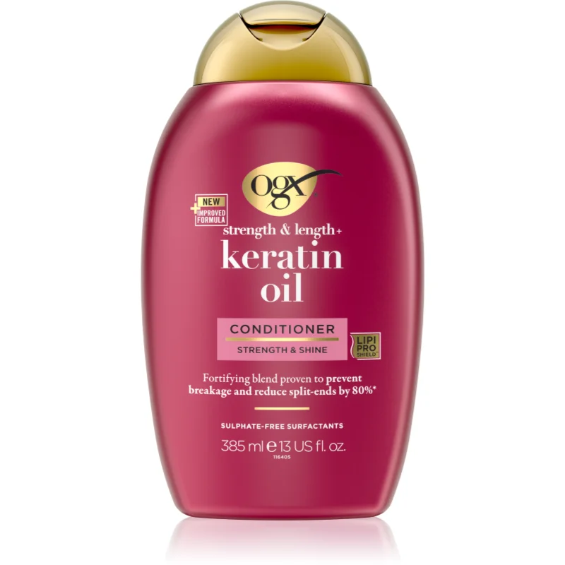 OGX Keratin Oil подсилващ балсам с кератин и арганово масло - Грижа за коса - Сравни цени от 1 магазин с безплатна доставка