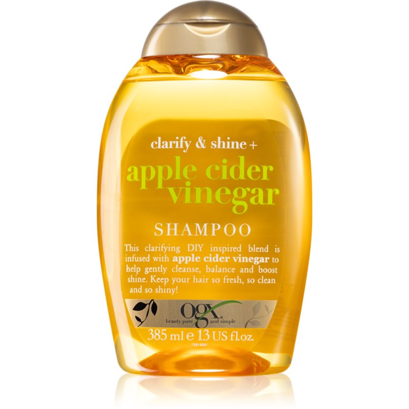 OGX Apple Cider Vinegar почистващ шампоан за блясък и мекота на косата - Грижа за коса - Сравни цени от 1 магазин с безплатна доставка