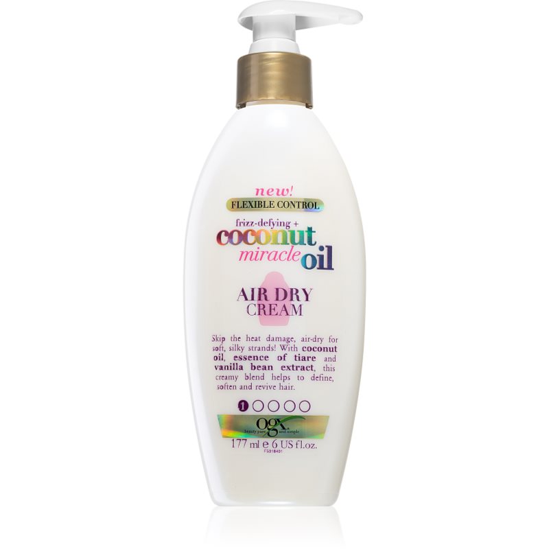 OGX Coconut Miracle Oil изглаждащ крем против цъфтене - Грижа за коса - Сравни цени от 1 магазин с безплатна доставка
