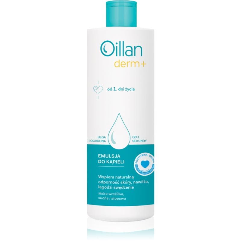 Oillan Derm+ Bath Emulsion емулсия за баня за деца от раждането им