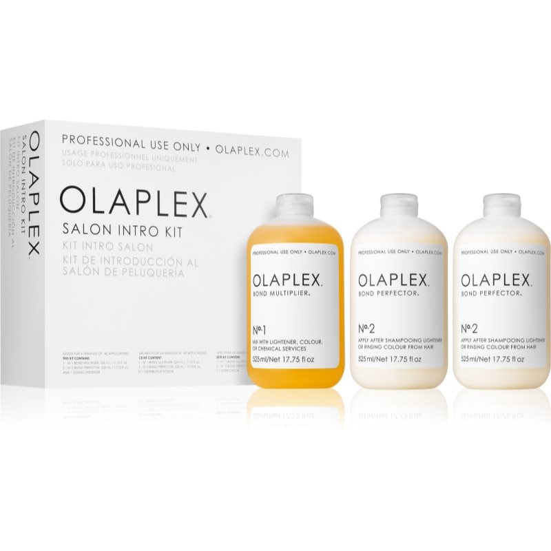 Olaplex Salon Intro Kit Salon Into Kit комплект за химически третирана коса 3x - Комплект - Сравни цени от 1 магазин с безплатна доставка