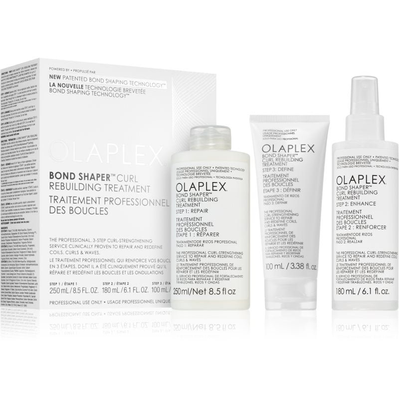 Olaplex Bond Shaper Curl Rebuilding Treatment set комплект за къдрава коса