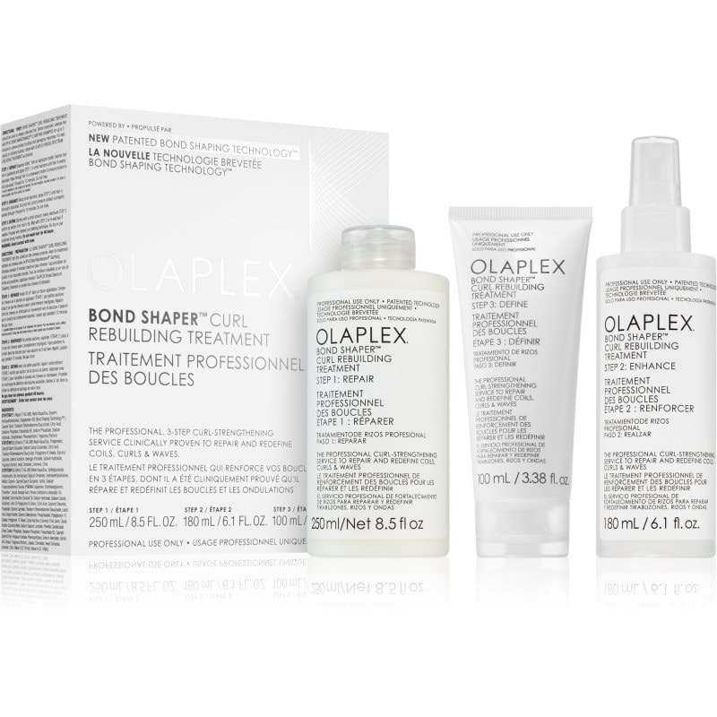 Olaplex Bond Shaper Curl Rebuilding Treatment set комплект за къдрава коса - Комплект - Сравни цени от 1 магазин с безплатна доставка