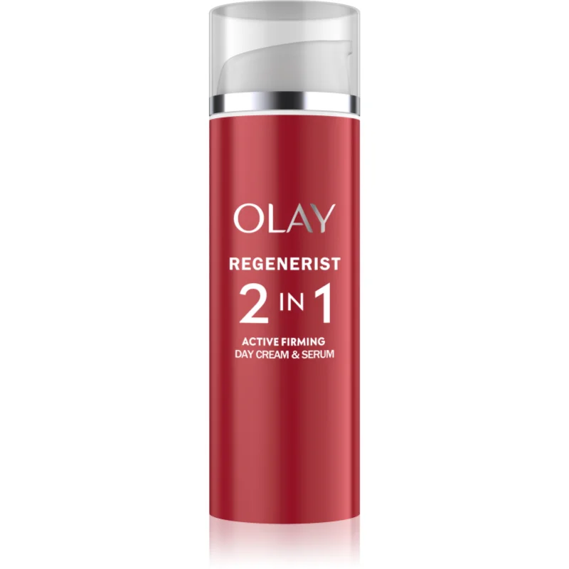 Olay Regenerist 2 in 1 Day Cream & Serum стягащ дневен крем и серум против бръчки 2в1 - Грижа за лице - Сравни цени от 1 магазин с безплатна доставка
