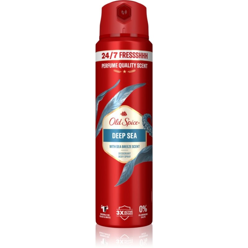 Old Spice Deep Sea дезодорант в спрей - Грижа за тяло - Сравни цени от 1 магазин с безплатна доставка
