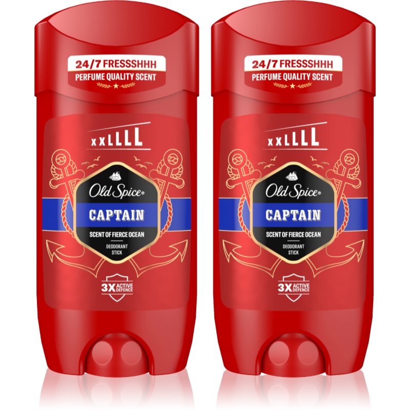 Old Spice Old Spice Captain дезодорант стик за мъже 2x - Мъжки парфюм 85мл - Сравни цени от 1 магазин с безплатна доставка