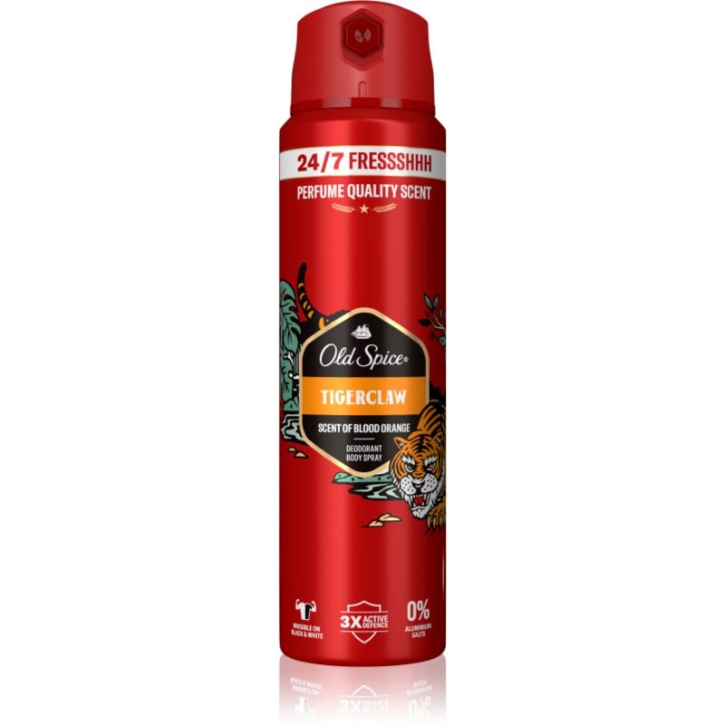 Old Spice Tigerclaw дезодорант и спрей за тяло за мъже - Грижа за тяло - Сравни цени от 1 магазин с безплатна доставка