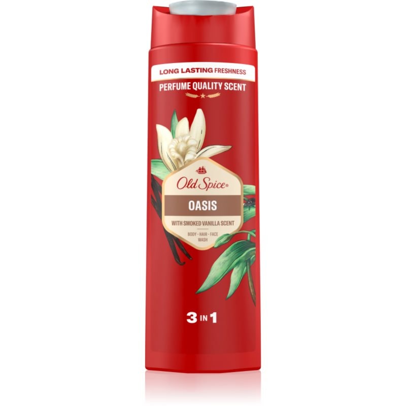 Old Spice Oasis душ-гел за мъже 3 в 1 - Грижа за коса - Сравни цени от 1 магазин с безплатна доставка