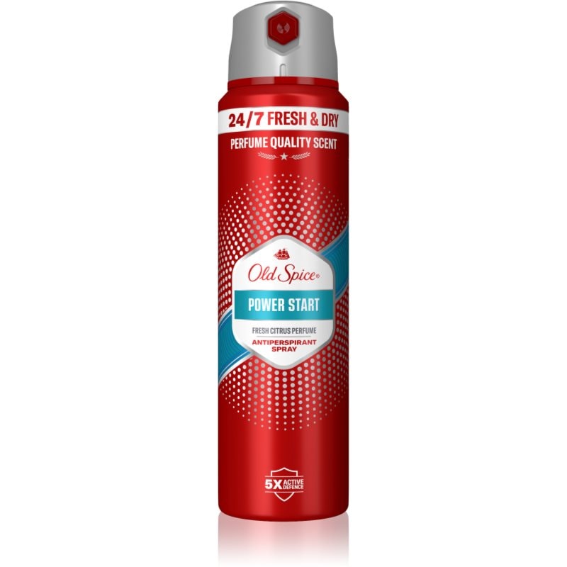 Old Spice Power Start антиперспирант-спрей за мъже - Грижа за тяло - Сравни цени от 1 магазин с безплатна доставка